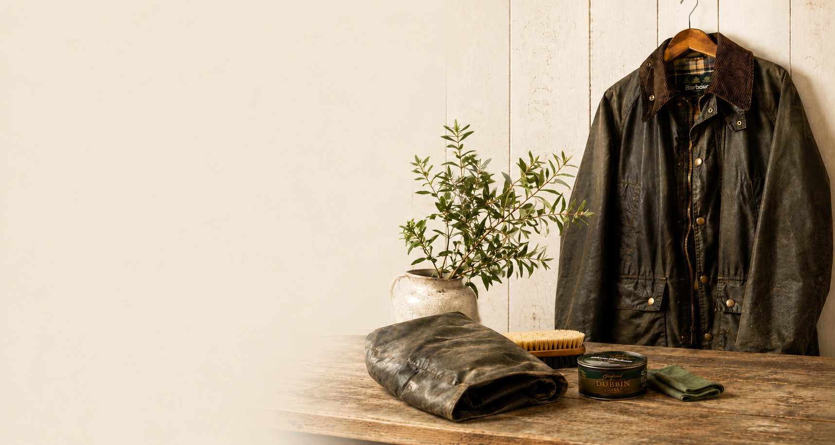Vakantiemelding waxjassen onderhoud - Professional wax jacket cleaning, repairs and rewaxing